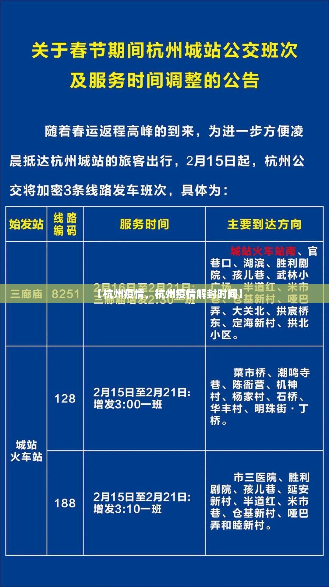 【杭州疫情，杭州疫情解封时间】