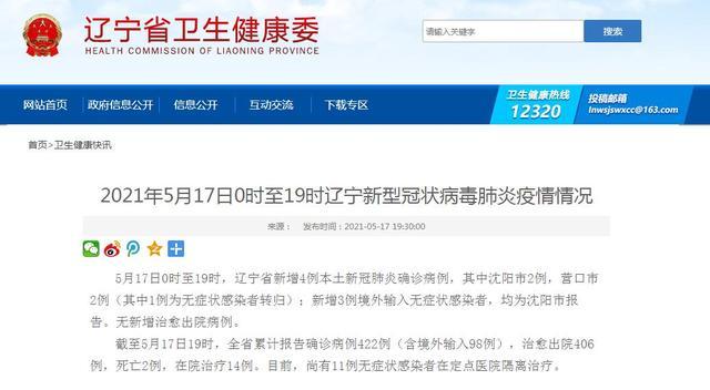 【辽宁疫情最新数据消息今天新增，辽宁最新疫情最新消息今日新增】