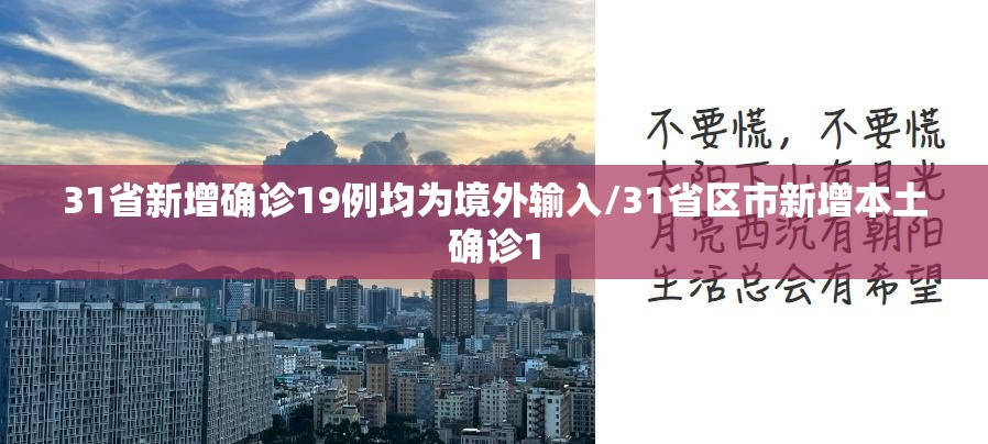 31省新增确诊19例均为境外输入/31省区市新增本土确诊1