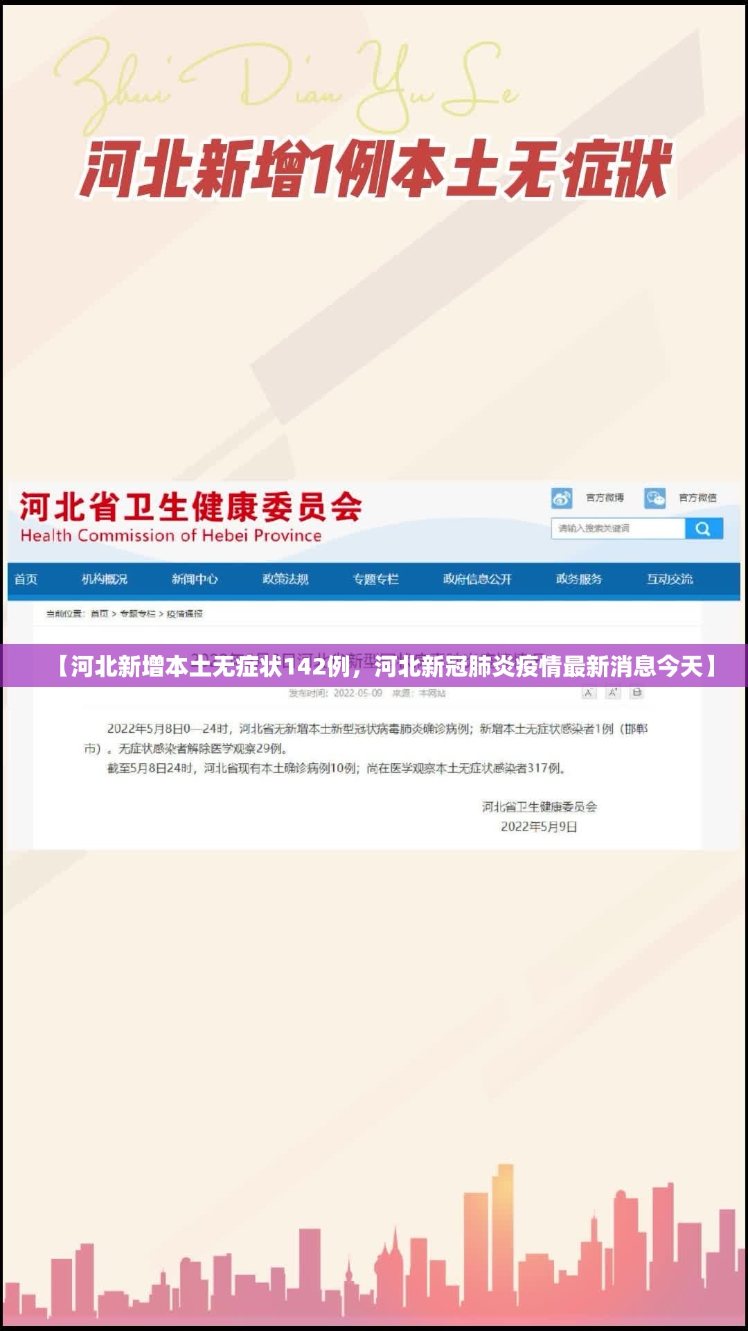 【河北新增本土无症状142例，河北新冠肺炎疫情最新消息今天】