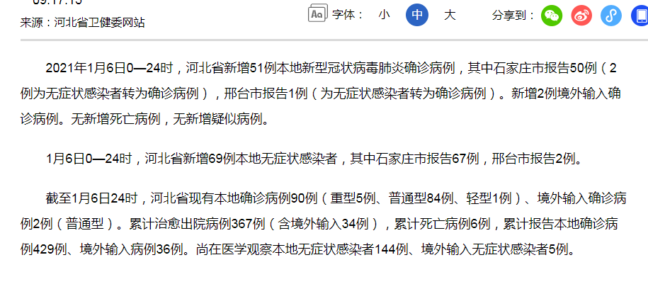 石家庄疫情新增病例(石家庄新冠病毒最新消息)