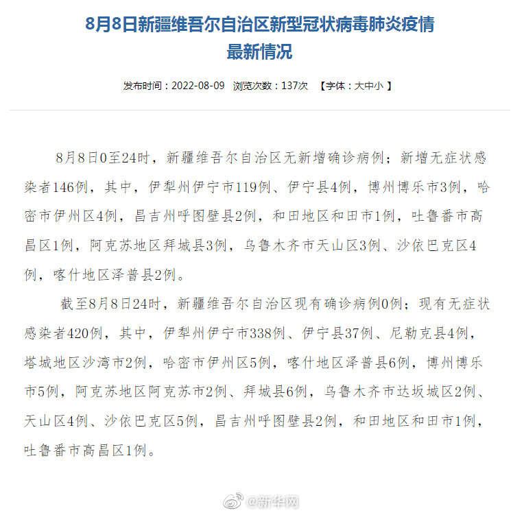 新疆新增146例无症状/天津格林国际幼儿园学费