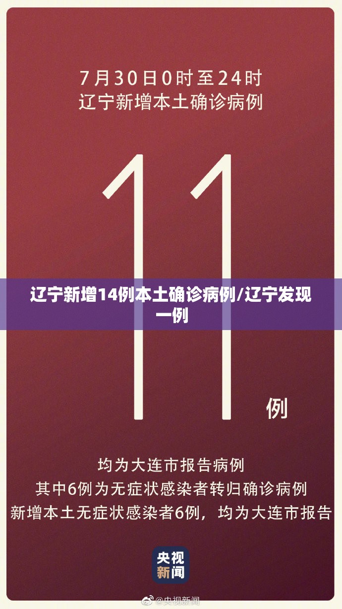 辽宁新增14例本土确诊病例/辽宁发现一例