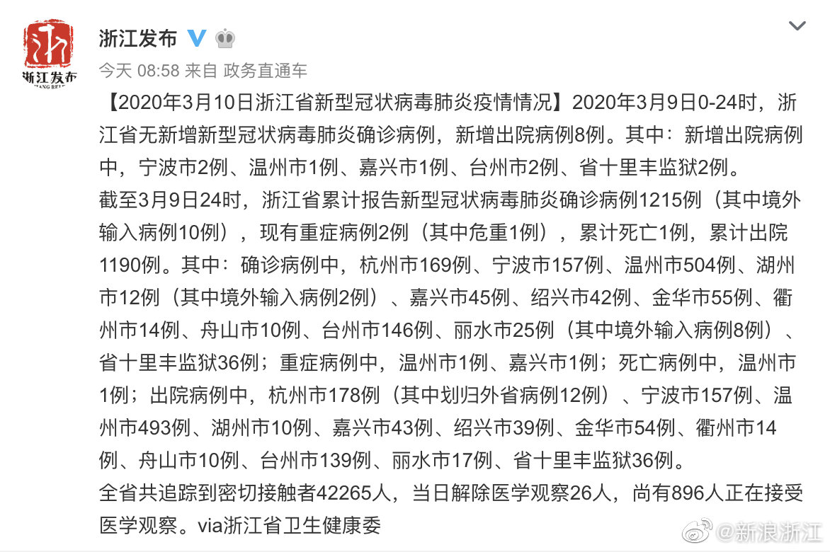 浙江新冠疫情消息(浙江新冠疫情最新通告)