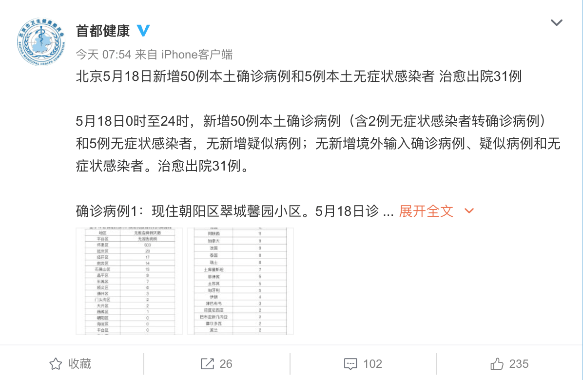 北京新增9例本土确诊3例无症状/北京新增本土感染50例 详情公布