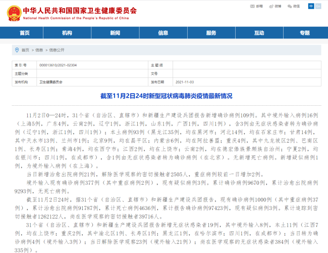 31省份新增7例确诊/31省份新增本土确诊47例